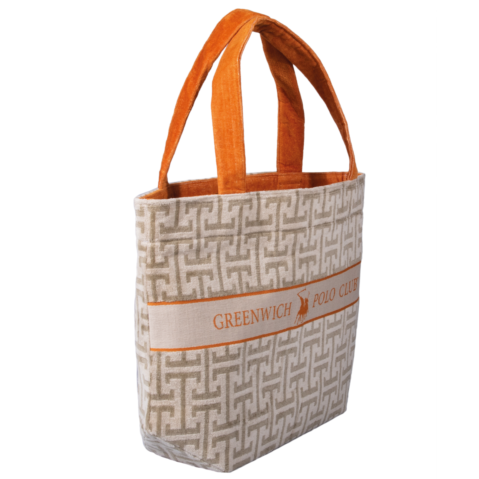 Τσαντα Θαλασσης 55χ40 Essential 5228 Orange, Taupe Τσαντα Θαλασσης 55χ40 Essential 5228 Orange, Taupe