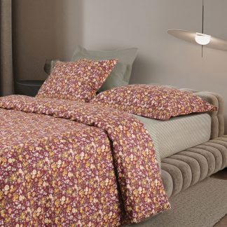 Σετ Παπλωματοθηκη Μονη Happy 9683 Bordeaux, Green