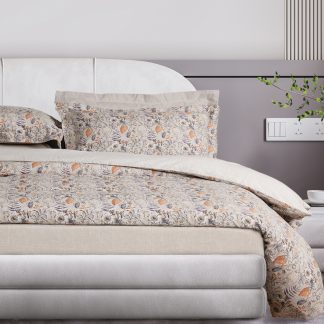 Σετ Παπλωματοθηκη Μονη Happy 9687 Beige