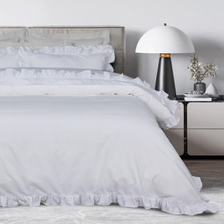 Σετ Παπλωματοθηκη Υπερδιπλη Daily 3174 White
