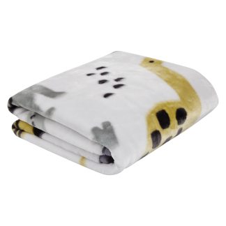 Κουβερτα Velour Κουνιας Relax 4977 Mint, Taupe