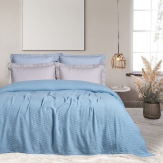 Κουβερτα Πικε 220x240 0489 Μπλε