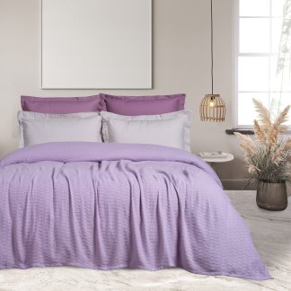 Κουβερτα Πικε 220x240 0490 Λιλα