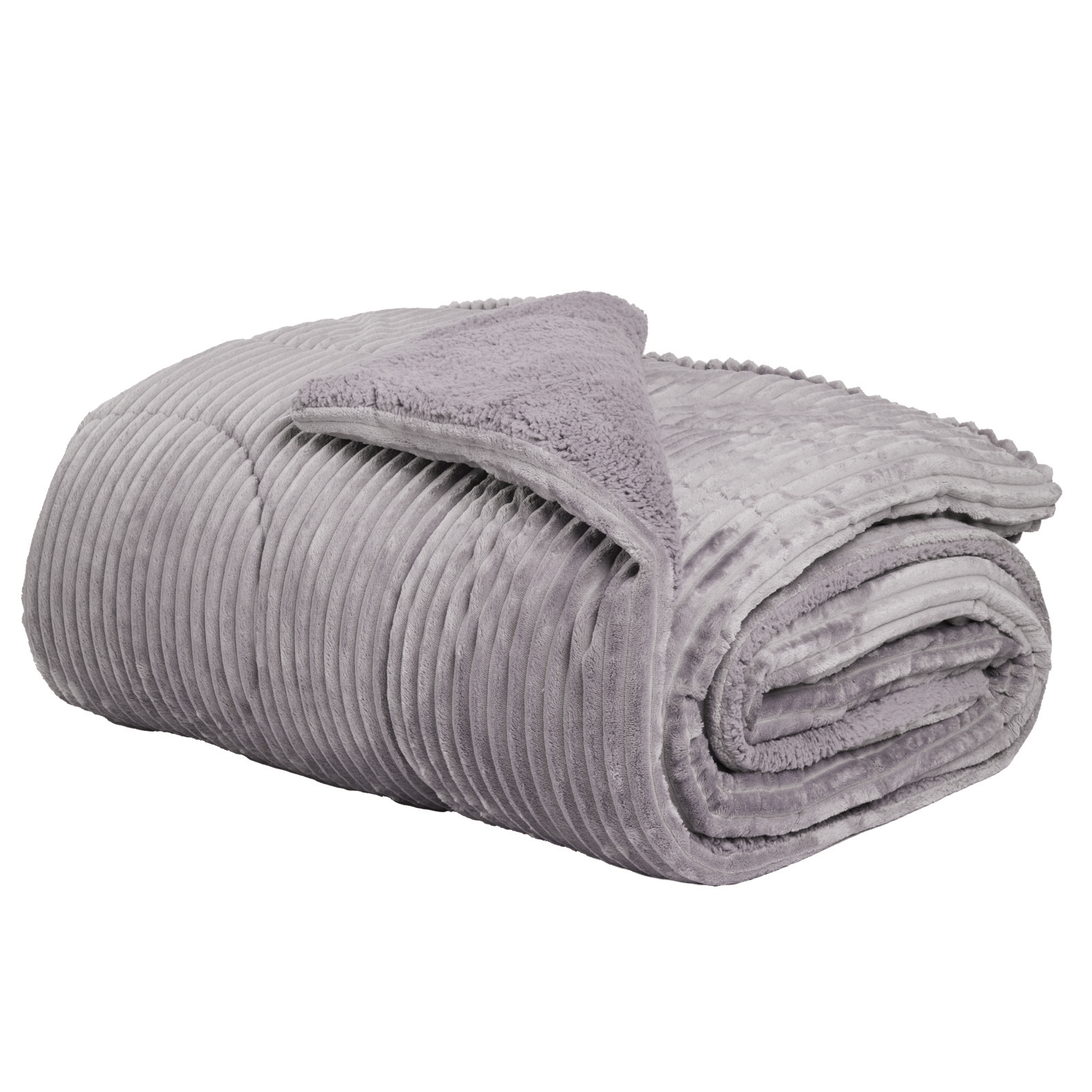 Κουβερτοπαπλωμα Sherpa Μονο 1365 Grey Κουβερτοπαπλωμα Sherpa Μονο 1365 Grey