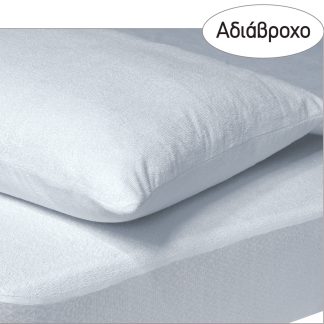 1089 Επιστρωμα 180χ200+35 Αδιαβροχο White