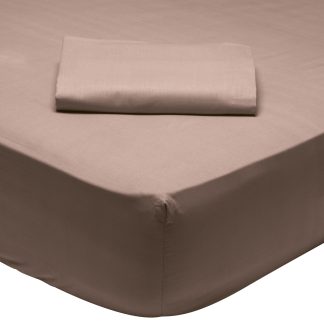 1003 Σεντονι Υπερδιπλο Με Λαστιχο 170χ200+35 Dark Nude Dark Nude