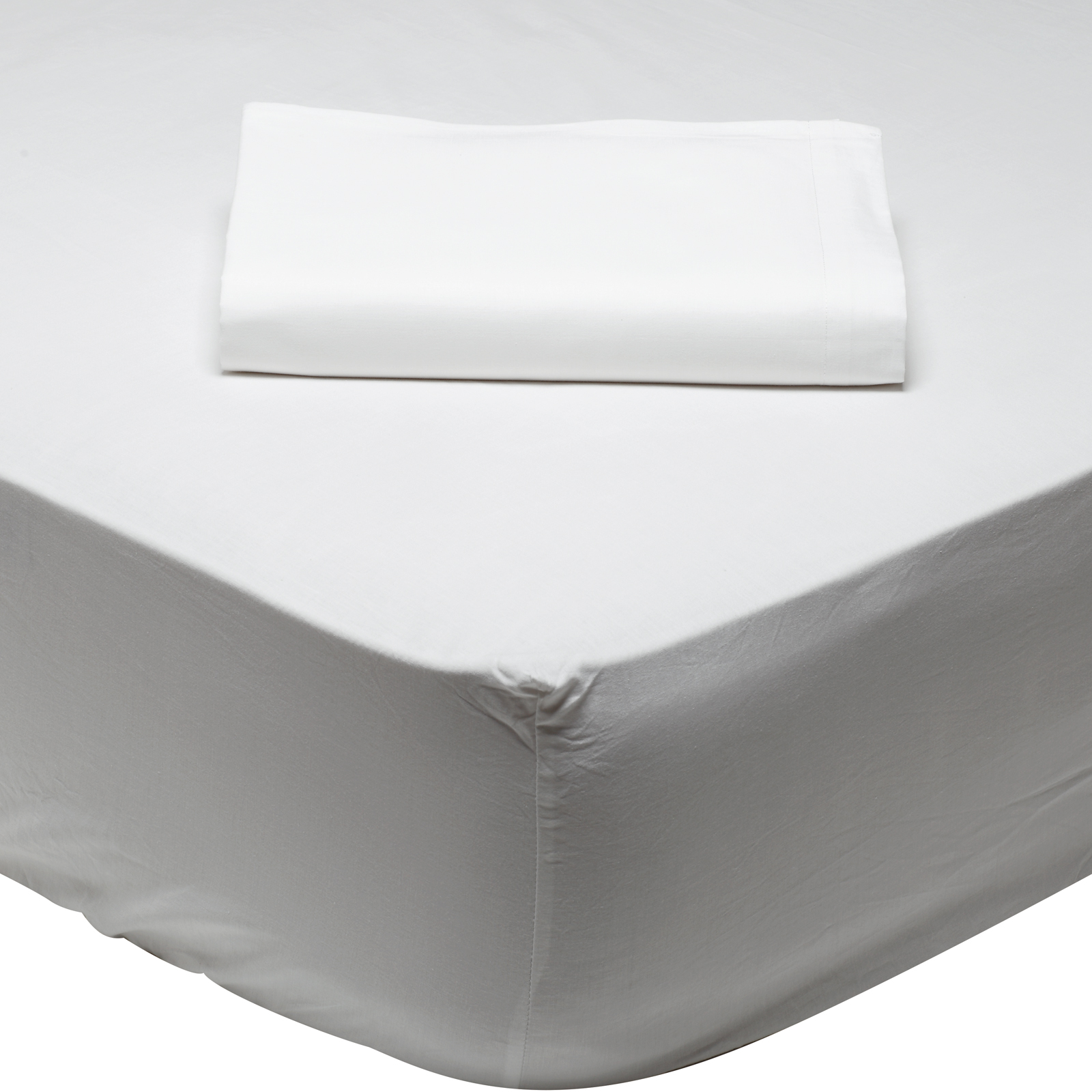 Σεντονι Μονο Με Λαστιχο 100*200+35 Artic White 1001 Artic White Σεντονι Μονο Με Λαστιχο 100*200+35 Artic White 1001 Artic White