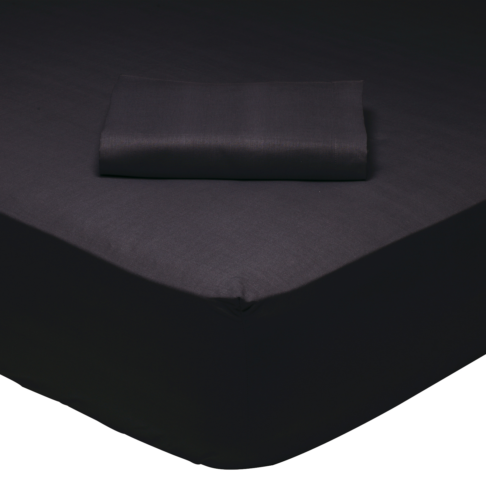 Σεντονι Ημιδιπλο Με Λαστιχο 120*200+35 Black 1015 Black Σεντονι Ημιδιπλο Με Λαστιχο 120*200+35 Black 1015 Black