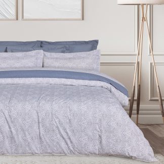 Σεντονια Σετ King Prestige 1693 Blue, Grey