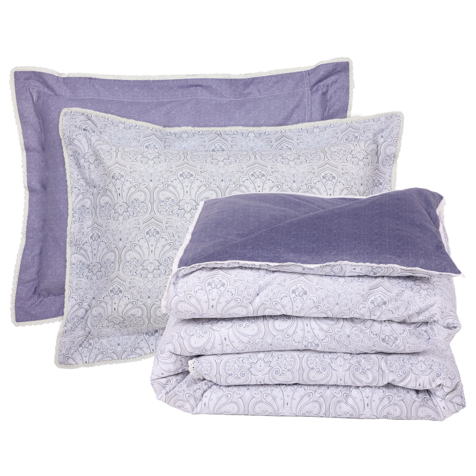 Σεντονια Σετ King Prestige 1693 Blue, Grey Σεντονια Σετ King Prestige 1693 Blue, Grey