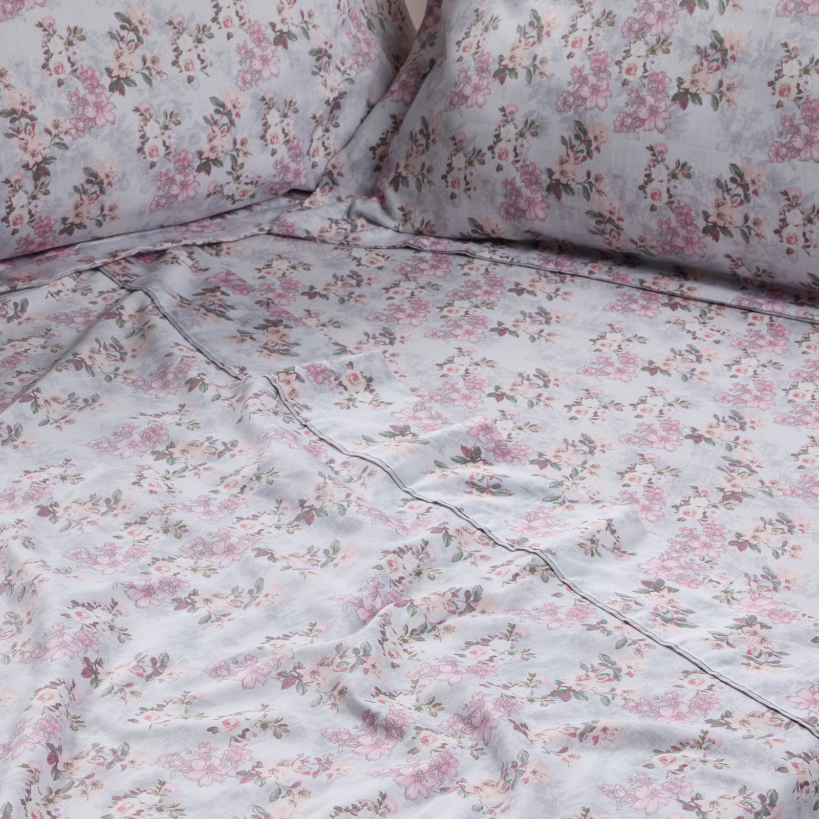 Σεντονια Σετ King Executive 1724 Grey, Pink Σεντονια Σετ King Executive 1724 Grey, Pink