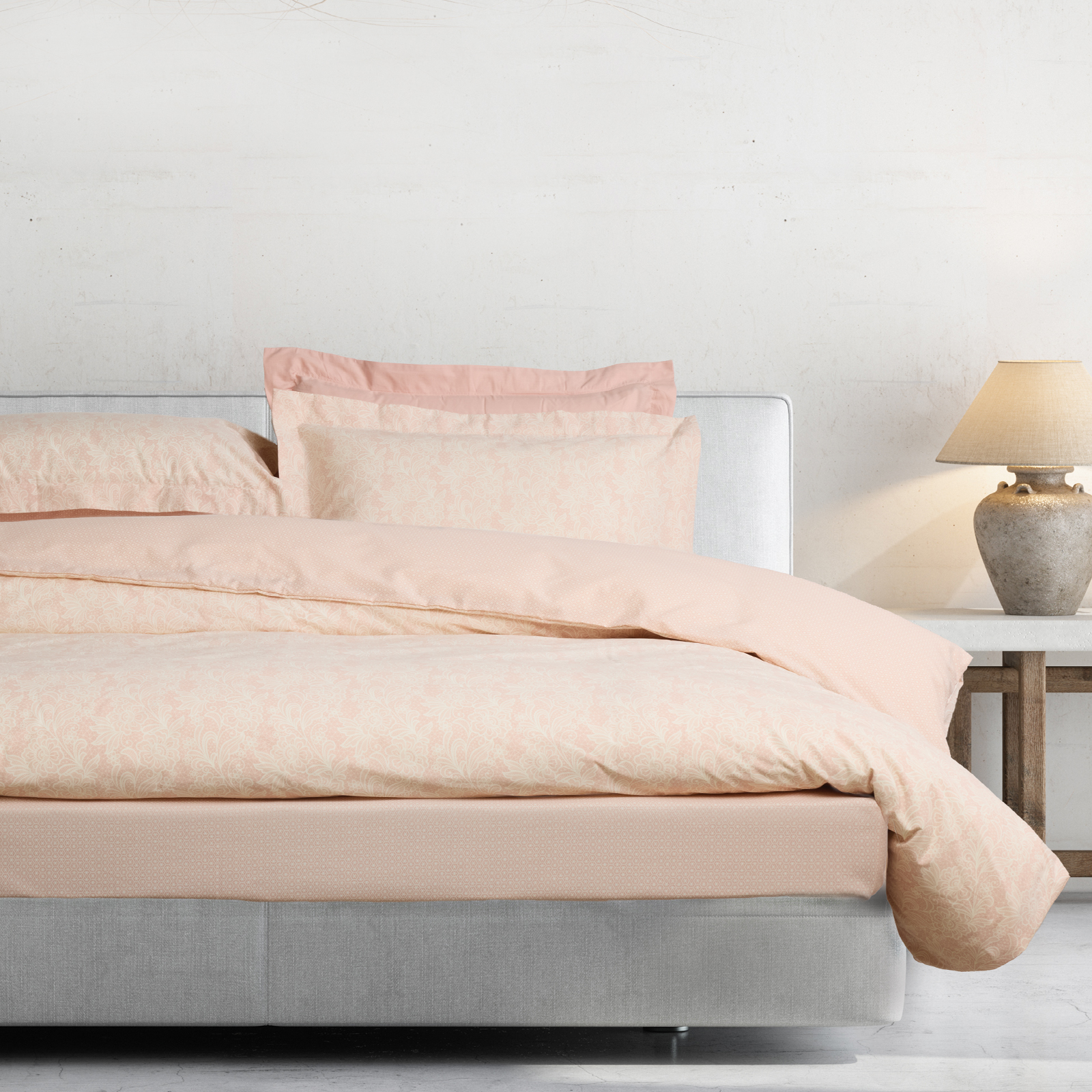 Σετ Σεντονια Υπερδιπλα Με Λαστιχο Casual 5441 Ivory, Nude Σετ Σεντονια Υπερδιπλα Με Λαστιχο Casual 5441 Ivory, Nude
