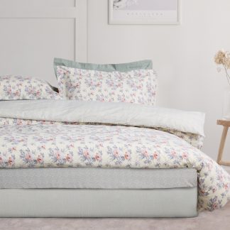 Σετ Σεντονια Υπερδιπλα Με Λαστιχο Casual 5442 Grey, Ivory