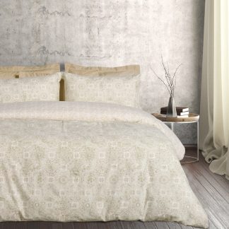 Σετ Σεντονια Μονα Happy Flannel 9640 Beige, Taupe