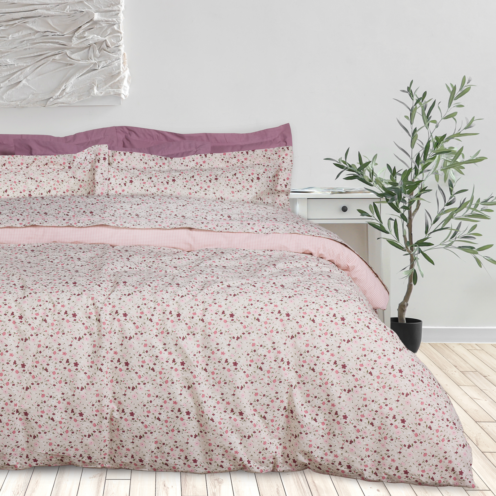 Σετ Σεντονια Υπερδιπλα Daily 3170 Pink, Taupe Σετ Σεντονια Υπερδιπλα Daily 3170 Pink, Taupe