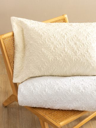 Σετ Κουβερλί 240x260 WED105 WHITE Σετ Κουβερλί 240x260 WED105 WHITE