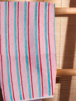 Σετ Πετσέτες (30X50, 50X90, 70X140) STRIP PINK Σετ Πετσέτες (30X50, 50X90, 70X140) STRIP PINK