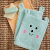 Σετ Γάντια Μπάνιου Πετσετέ Baby Bath 17×23 BG100 Γαλάζιο Σετ Γάντια Μπάνιου Πετσετέ Baby Bath 17×23 BG100 Γαλάζιο