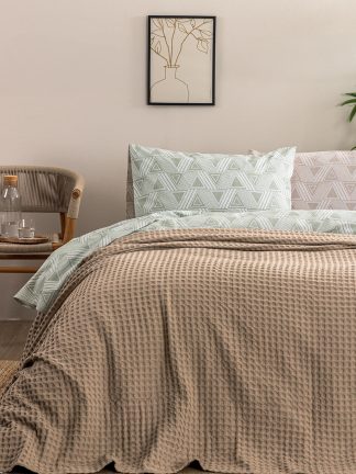 Κουβέρτα Πικέ Αγκαλιάς Baby Blankets 80x110 MARCIE BEIGE