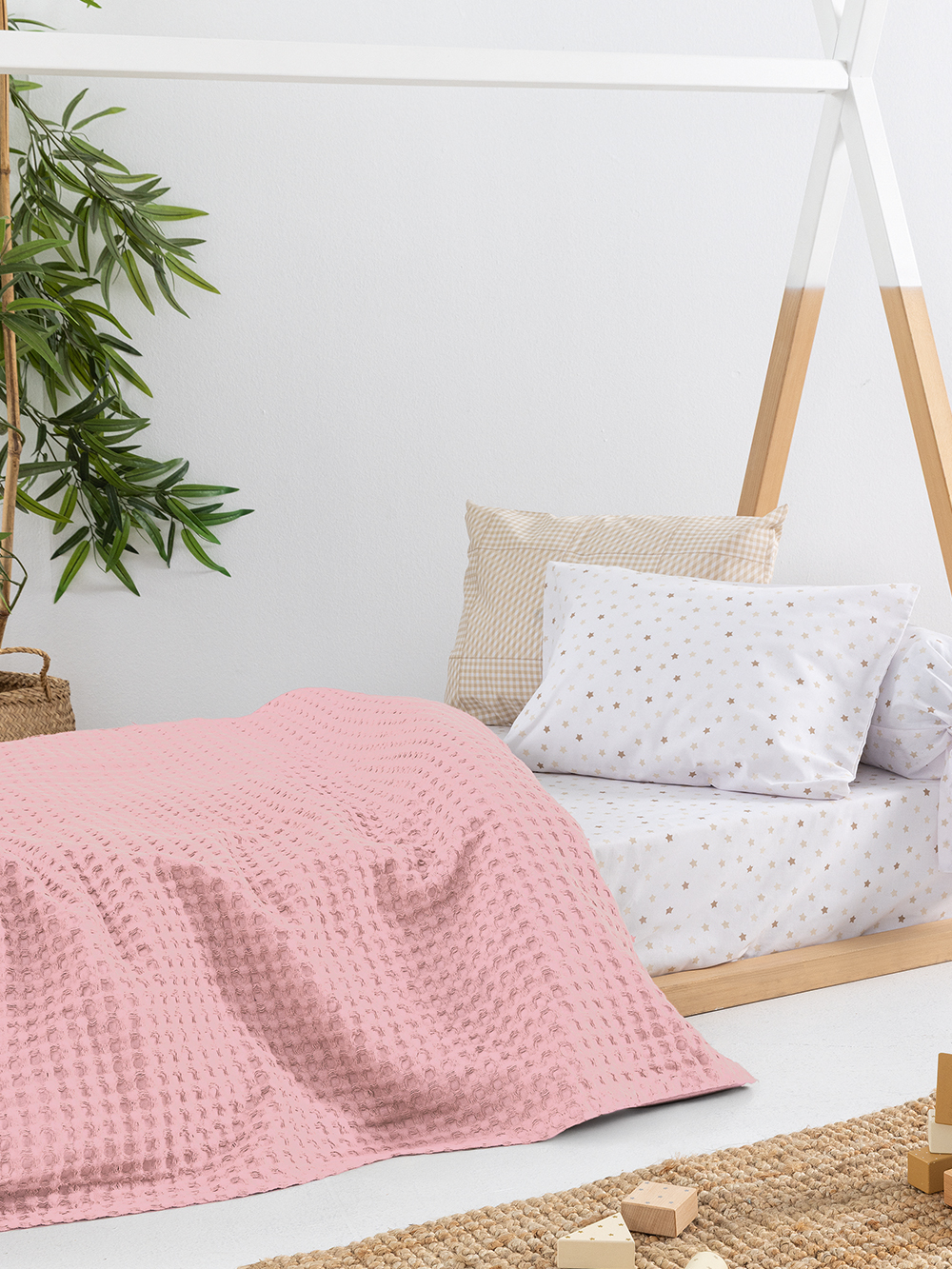 Κουβέρτα Πικέ Κούνιας Baby Blankets 100x150 MARCIE PINK Κουβέρτα Πικέ Κούνιας Baby Blankets 100x150 MARCIE PINK