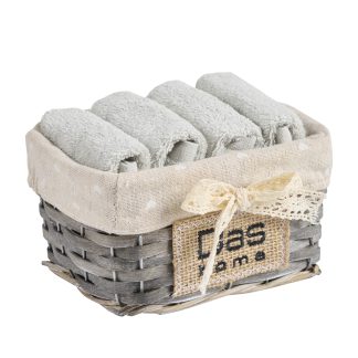 Σετ Πετσετες 4τεμαχιων Soft 4002 Light Green