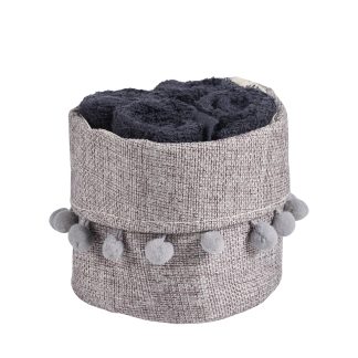 Σετ Πετσετες 4τεμαχιων Soft 4011 Black