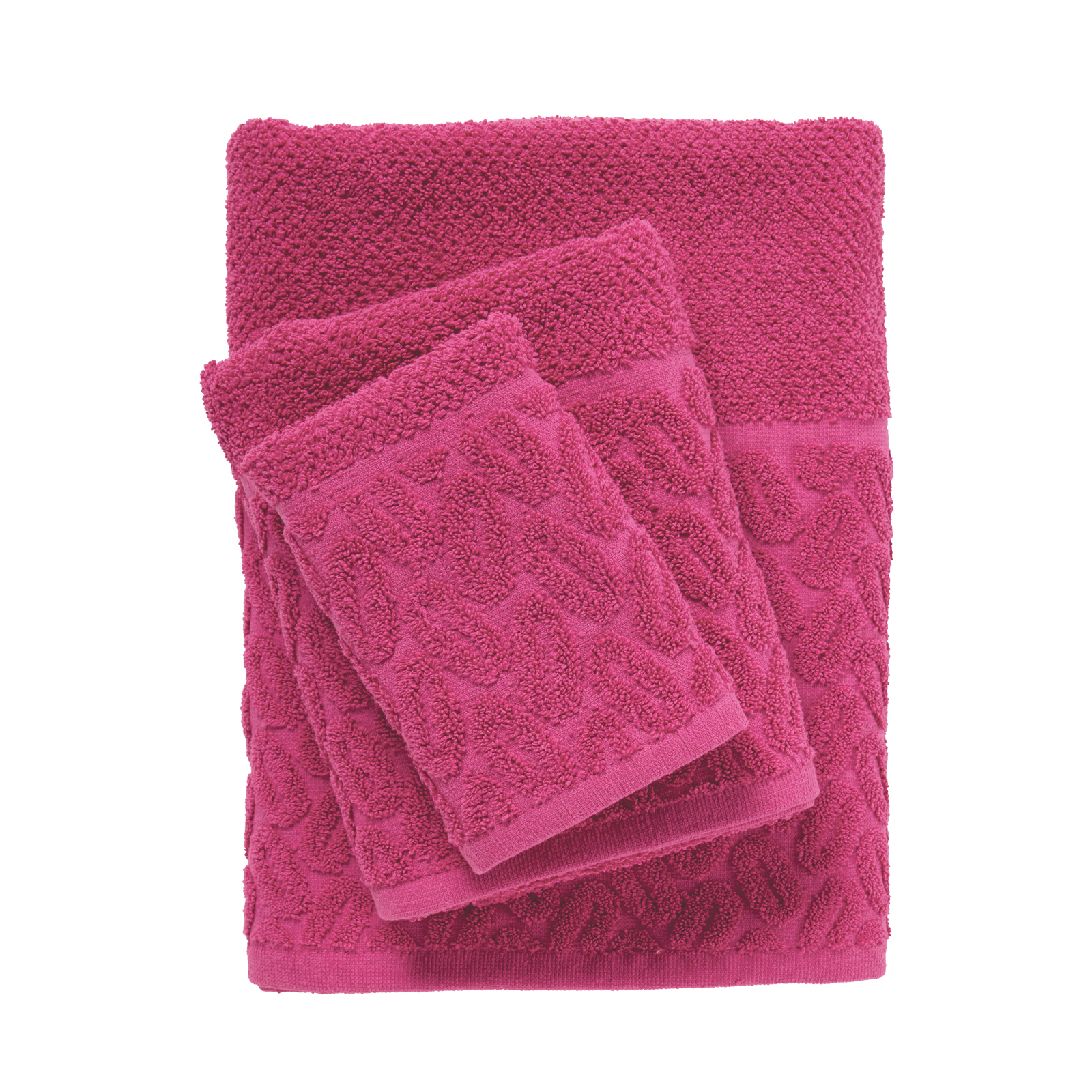 Σετ Πετσετες 3τεμαχιων Best 0786 Fuschia Σετ Πετσετες 3τεμαχιων Best 0786 Fuschia