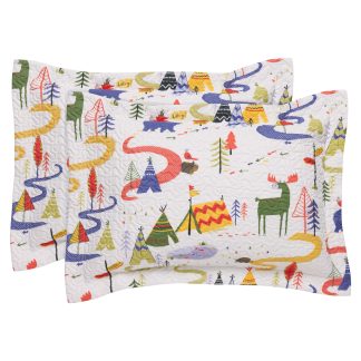 Ζευγος Μαξιλαροθηκες 4927 Blue, Green, White