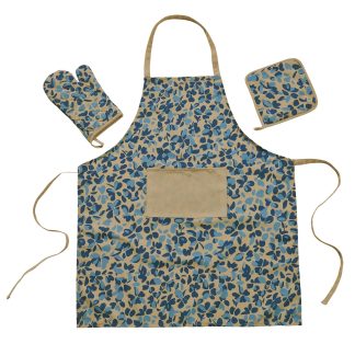 Σετ Κουζινας 3τμχ 0723 Μπεζ, Μπλε