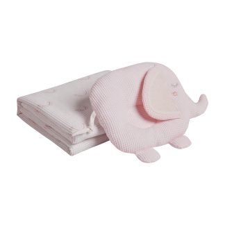 Κουβερτα Πικε Αγκαλιας Relax 4957 Grey, Pink, White