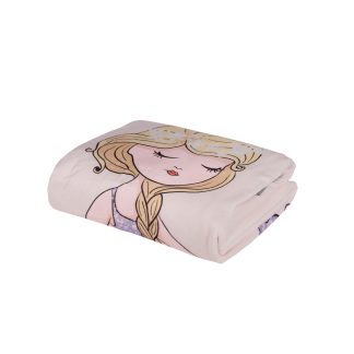 Κουβερτα Fleece Κουνιας Fun 4913 Lilac, Pink