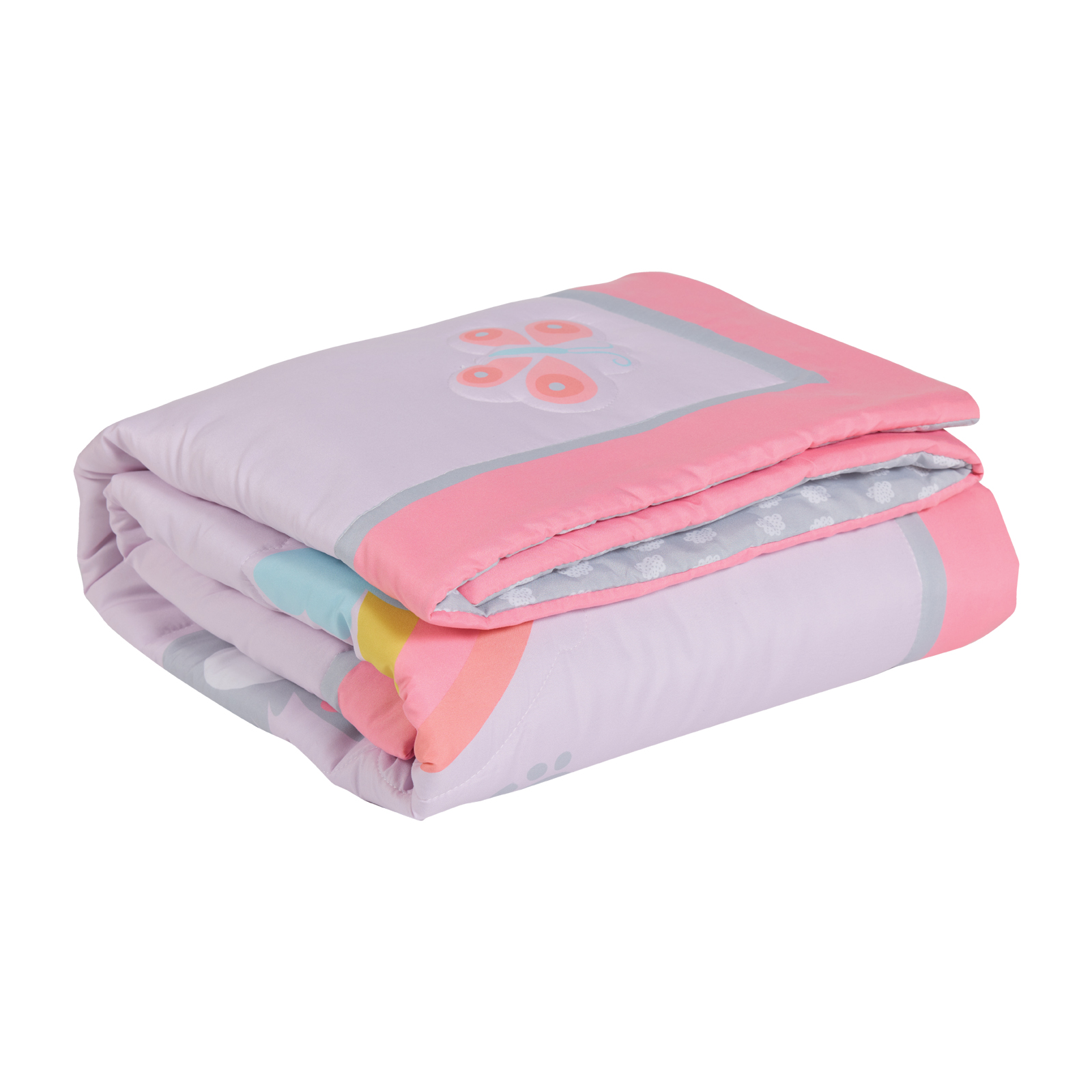 Κουβερλι Κουνιας Fun 4934 Grey, Pink Κουβερλι Κουνιας Fun 4934 Grey, Pink