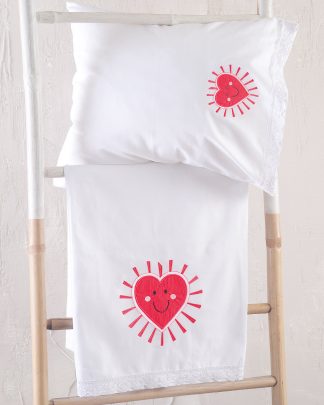 Loveheart - Σετ Σεντονια Βρεφικα 3 Τεμ. Kenthma 100x160
