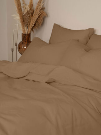 Παπλωματοθήκη Cotton Feelings 118 Brown Υπέρδιπλη (230x250)