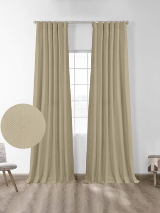 Κουρτίνα μπλακάουτ Foresta Beige 145x280 Κουρτίνα μπλακάουτ Foresta Beige 145x280