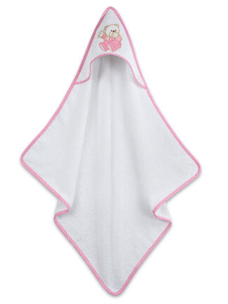 Κάπα κεντητή Bear 04 Rose 75x75 Κάπα κεντητή Bear 04 Rose 75x75