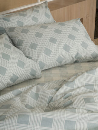 Μαξιλαροθήκες Cotton Feelings 2072 Aqua 50x70 Μαξιλαροθήκες Cotton Feelings 2072 Aqua 50x70