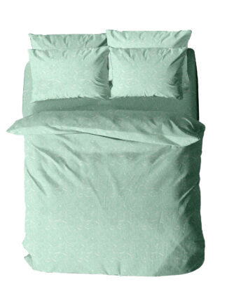 Μαξιλαροθήκη Menta Εμπριμέ 440 Aqua 50x70