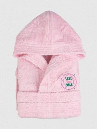 Μπουρνούζι Παιδικό Eco Pink Ηλικία 2-4 Μπουρνούζι Παιδικό Eco Pink Ηλικία 2-4