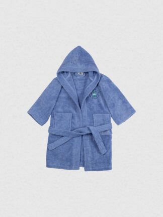 Μπουρνούζι Παιδικό Eco Blue Ηλικία 10-12 Μπουρνούζι Παιδικό Eco Blue Ηλικία 10-12