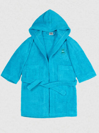 Μπουρνούζι Παιδικό Eco Turquoise Ηλικία 4-6 Μπουρνούζι Παιδικό Eco Turquoise Ηλικία 4-6