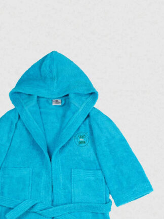 Μπουρνούζι Παιδικό Eco Turquoise Ηλικία 6-8 Μπουρνούζι Παιδικό Eco Turquoise Ηλικία 6-8