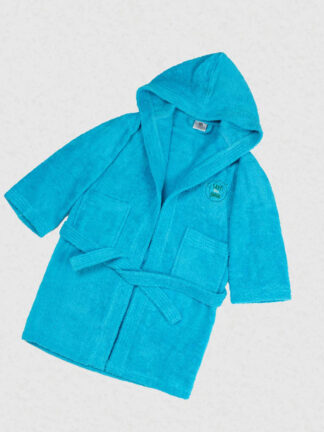 Μπουρνούζι Παιδικό Eco Turquoise Ηλικία 12-14 Μπουρνούζι Παιδικό Eco Turquoise Ηλικία 12-14