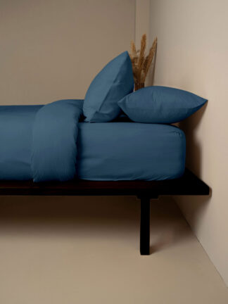Σεντόνι Cotton Feelings φλατ 121 Sea Blue Υπέρδιπλο (235x270) Σεντόνι Cotton Feelings φλατ 121 Sea Blue Υπέρδιπλο (235x270)