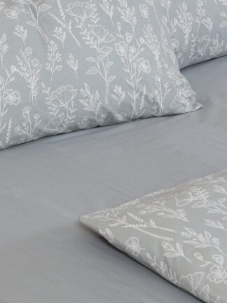 Σετ Σεντόνια Cotton Feelings 2050 Grey Μονό με λάστιχο(105x205+30)