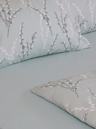 Σετ Σεντόνια Cotton Feelings 2054 Aqua Μονό με λάστιχο(105x205+30)