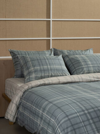 Σετ Σεντόνια Cotton Feelings 2066 Aqua Διπλό με λάστιχο (150x205+30) Σετ Σεντόνια Cotton Feelings 2066 Aqua Διπλό με λάστιχο (150x205+30)