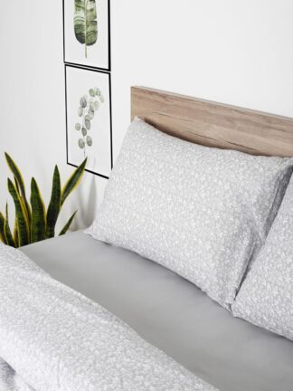 Σετ Σεντόνια Cotton Feelings 920 Γκρι Διπλό Με Λάστιχο (150×205+30)