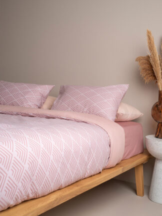 Σετ Σεντόνια Cotton Feelings 2048 Powder Υπέρδιπλο (235x270)