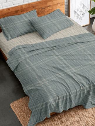 Σετ Σεντόνια Flannel 2066 Grey Διπλό με λάστιχο (150x205+30) Σετ Σεντόνια Flannel 2066 Grey Διπλό με λάστιχο (150x205+30)